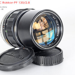 Minolta MC Rokkor-PF 135/2.8 *MD Mount เลนส์พรอตเทรตคมๆโบเก้สวย