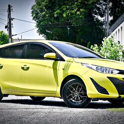 ล้อแม็กซ์ SSW S290 ขอบ15นิ้ว ยาง KUMHO PS31 195/55R15 85V ติดตั้งใส่ TOYOTA YARIS