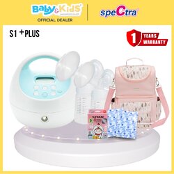 Spectra เครื่องปั๊มนม รุ่น S1 Plus + Handsfree / Bag Frozen Pink