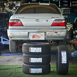 เปลี่ยนยาง TOYOTA SOLUNA ROADX H12 195/55R15 85V