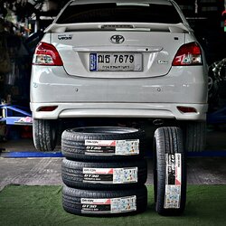 เปลี่ยนยาง TOYOTA VIOS DAYTON DT30 185/60R15 84H