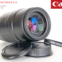 Canon EF 100-200/4.5 A *Canon EF Mount เลนส์ซูมเอฟไม่ไหลตัวเล็กรองรับฟูลเฟรม