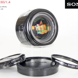 Minolta AF 50/1.4 *Sony A Mount เลนส์ไวแสงละลายฉากหลังสวยสำหรับกล้อง Sony DSLR