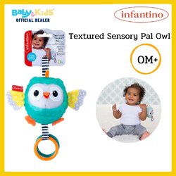 infantino โมบายห้อยรถเข็น นกฮูก Textured Sensory Pal Owl
