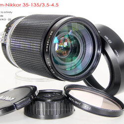 Nikon Zoom-Nikkor 35-135/3.5-4.5 *Nikon Ai-S Mount เลนส์ซูมอเนกประสงค์