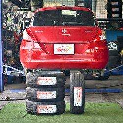 ยาง MAXXIS MECOTRA MAP5 185/55R16 83V ติดตั้งใส่ SUZUKI SWIFT