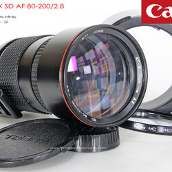 Tokina AT-X SD AF 80-200/2.8 *Canon EF Mount เลนส์เทเลละลายฉากหลังระดับโปรเอฟไม่ไหล