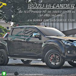 ล้อซิ่ง TE-37 SUV Predator PD-36 ขอบ18นิ้ว+ยาง SUMAXX 86S 265/60R18 ราคาพิเศษ