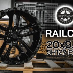 ล้อแท้ออฟโรด สไตล์ AMERICAN RAILCAR ขอบ20นิ้ว