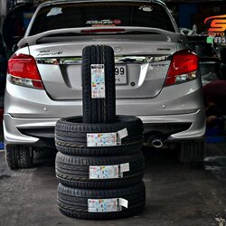 ยางใหม่ HANKOOK V12 195/50R15 82V