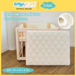 idawin เบาะที่นอนเด็กยางพารา 97 x 97 x10 cm. สำเนา