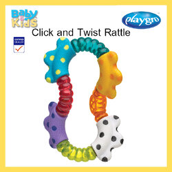 Playgro ยางกัด CLICK AND TWIST RATTLE