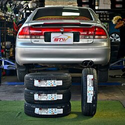 ยาง YOKOHAMA BluEarth-Es ES32 195/70R14 91H ติดตั้งใส่ MAZDA CRONOS 626