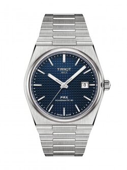 (ประกันศูนย์ไทย 2 ปี) TISSOT PRX POWERMATIC 80 รุ่น T137.407.11.041.00 (หน้าน้ำเงิน)