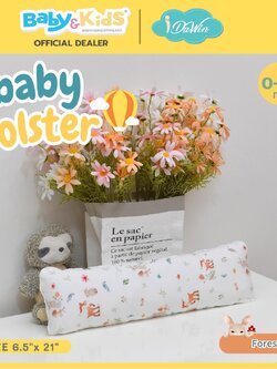 Idawin หมอนข้างเด็ก หมอนดันหลังเด็กแรกเกิด -18เดือน ผลิตจากผ้าใย่ไผ่100% ลาย Forest