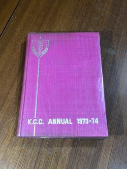 K.C.C. ANNUAL 1973-74