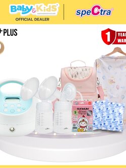 Spectra เครื่องปั๊มนม รุ่น S1 Plus + Chitida Bag Frozen Pink +ผ้าคลุมให้นม