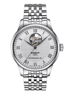 (ประกันศูนย์ 2 ปี) TISSOT LE LOCLE POWERMATIC 80 OPEN HEART T006.407.11.033.02