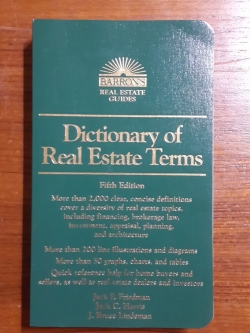Dictionary o Real Estate Terms