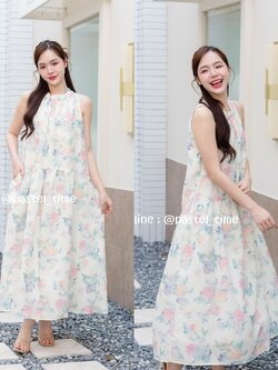 Sweet Blooming Oversized Maxi dress
