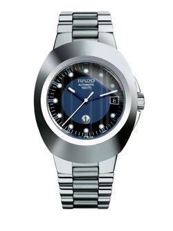 (ประกันศูนย์ไทย 2 ปี) RADO ผู้ชาย Diastar New Original Automatic 38.5 mm รุ่น R12637163 (หน้าน้ำเงิน-ดำ)