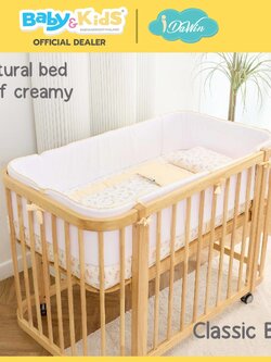 idawin เตียงเด็กอ่อน รุ่น Baby Classic Bed Natural