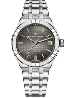 (ประกันศูนย์ไทย 2 ปี) MAURICE LACROIX AIKON Automatic 42mm รุ่น AI6008-SS002-331-1 (Anthracite Gold plated)