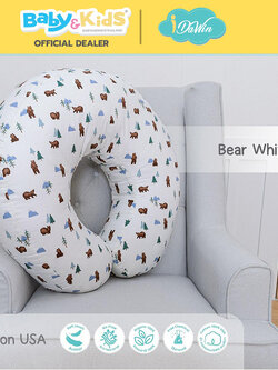 Idawin หมอนรองให้นม รุ่น Grand modern Feeding Pillow - Bear White