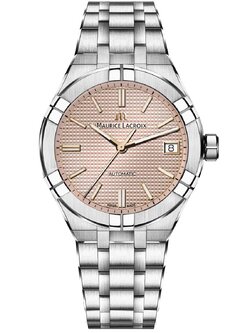 (ประกันศูนย์ไทย 2 ปี) MAURICE LACROIX AIKON Automatic 39mm รุ่น AI6007-SS002-731-1 (Ecru)