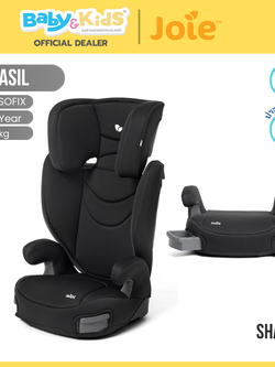 Joie คาร์ซีท คาร์ซีทเด็กโต Basil 2in1 นั่งสบาย พร้อมที่วางแก้ว อายุตั้งแต่ 4-12ปี ติดตั้งด้วย isofix แบบ LATCH