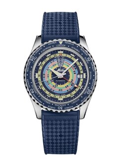 (ประกันศูนย์ไทย) MIDO OCEAN STAR DECOMPRESSION WORLDTIMER Special Edition BLUE