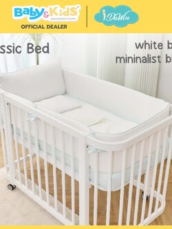idawin เตียงเด็กอ่อน รุ่น Baby Classic Bed White