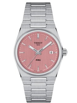 TISSOT PRX QUARTZ 35mm (ใช้ถ่าน) รุ่น T137.210.11.331.00 (สีชมพู)