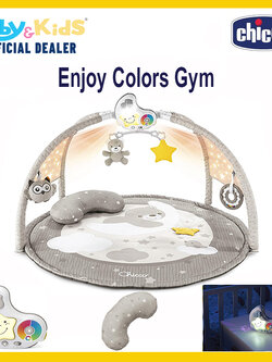 Chicco เพลย์ยิม เพลย์แมท Enjoy Colors Gym 3 in 1 Grey