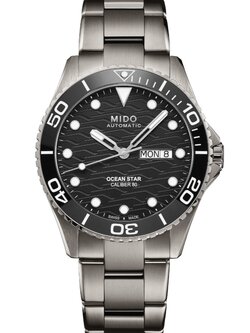 (ประกันศูนย์ไทย 2 ปี) MIDO AUTOMATIC OCEAN STAR 200C รุ่น M042.430.44.051.00 (TITANIUM)