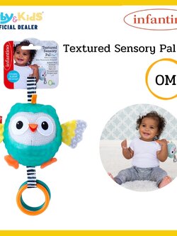 infantino โมบายห้อยรถเข็น นกฮูก Textured Sensory Pal Owl