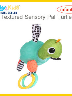 infantino โมบายห้อยรถเข็น เต่า Textured Sensory Pal Turtle