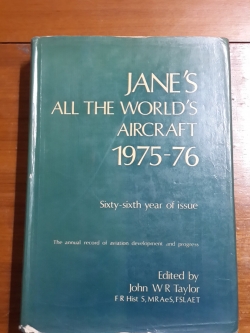 Jane's All the World's Aircraft 1975-76 Edited by John W.R. Taylor