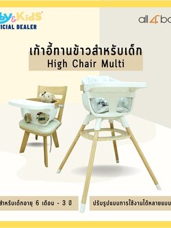 All4baby เก้าอี้ทานข้าวสำหรับเด็ก High Chair Multi