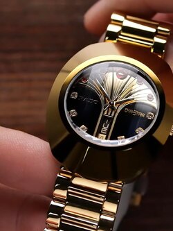 (เครื่องศูนย์ไทย 2 ปี) RADO Diastar Original Automatic R12413474 (หน้าปัดน้ำพุทอง สายหนา) Limited Edition