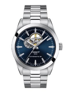 (ประกันศูนย์ไทย) TISSOT Gentleman Powermatic 80 OPEN HEART (น้ำเงิน) T127.407.11.041.01