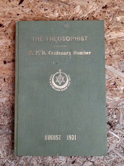 THE THEOSOPHIST (มีตราห้องสมุด)