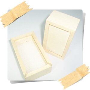 งานดิบไม้สน กล่องไม้สน