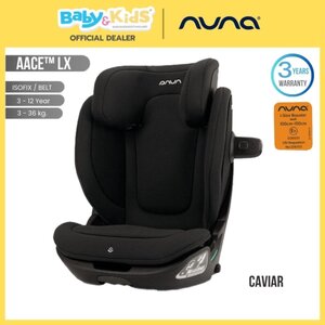Nuna คาร์ซีทเด็กโต รุ่น AACE Lx Booster Car Seat สี Caviar