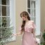 Stella Maxi Dress : สีชมพู
