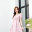 Ella Loveable Dress : สีชมพู **มีแต่M**