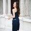 Myra one shoulder dress – สีกรม [Made by Pastel Time]