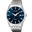 CITIZEN Quartz BI5000-87L (หน้าน้ำเงิน สายสแตนเลส) เครื่องศูนย์ไทย