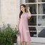 Dear Darling Midi Dress - สีชมพู