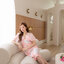 Sassy Midi Dress : Oldrose Cloudy โทนสีโอรส